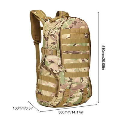 35L Waterproof Bagmilitary Adjustable Chest Strap Backpack