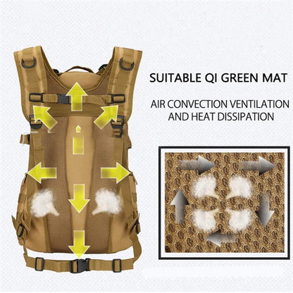 35L Waterproof Bagmilitary Adjustable Chest Strap Backpack