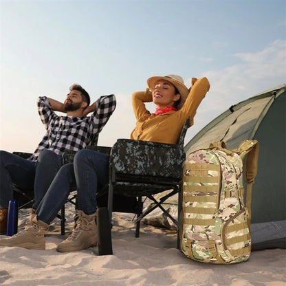 35L Waterproof Bagmilitary Adjustable Chest Strap Backpack