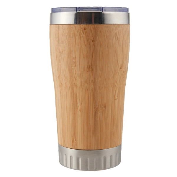 17 oz Bamboo & Stainless Steel Insulated Tumbler