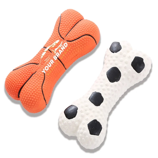 Durable Environmentally Friendly Latex Bone Dog Chew Toys