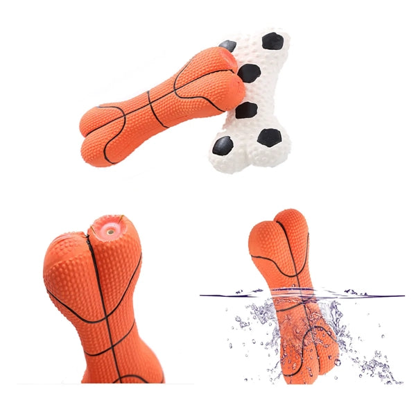 Durable Environmentally Friendly Latex Bone Dog Chew Toys