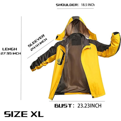 Windproof Multi Pockets Multifunctional Detachable  Jacket