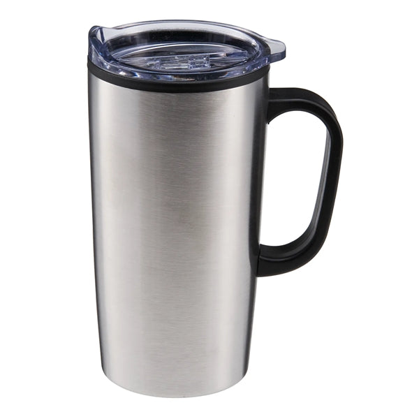 20 oz Stainless Steel Travel Mug with Handle