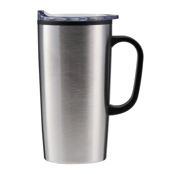 20 oz Stainless Steel Travel Mug with Handle