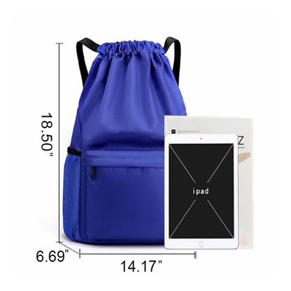 Oxford Large Capacity Waterproof  Drawstring Gym Backpack
