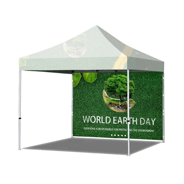 10' TENT WALL ( FULL-BLEED DYE SUBLIMATION ) SINGLE SIDED