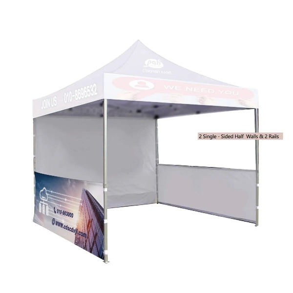 10' X 3' HALF TENT WALL - SET OF 2