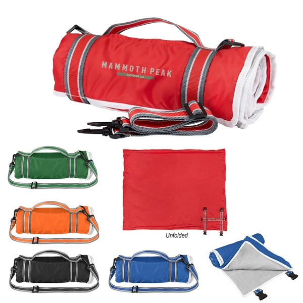 Riverside rPET Roll-Up Blanket With Carrying Handle