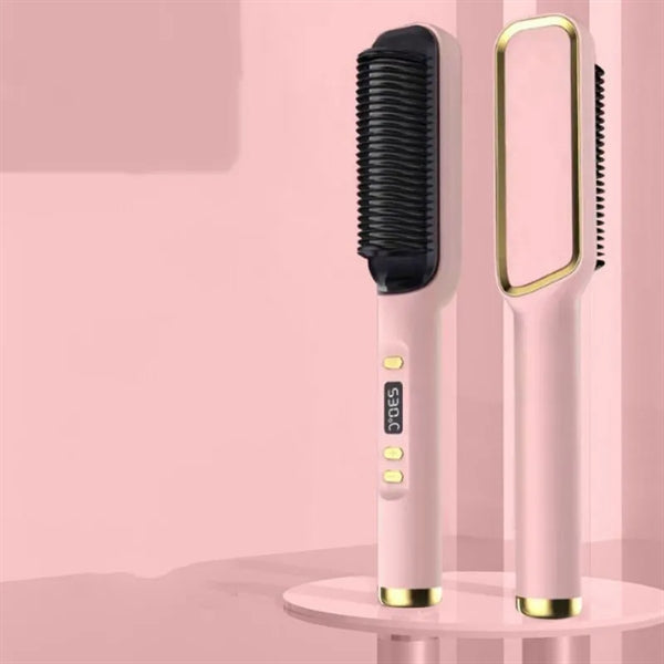 Hair Straightener Brush for Home Salon