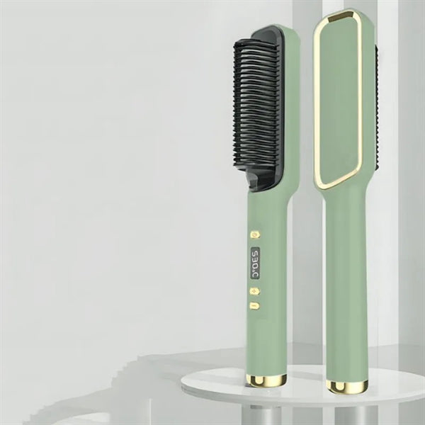 Hair Straightener Brush for Home Salon