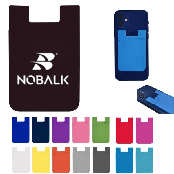 Silicone Phone Card Holder