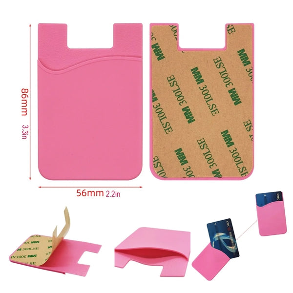 Silicone Phone Card Holder