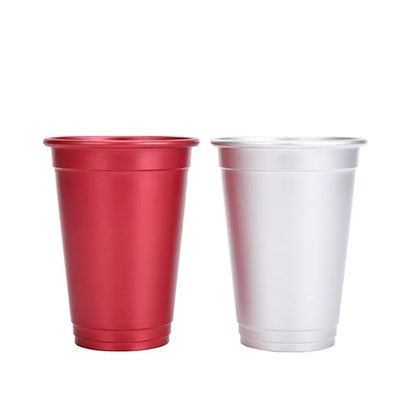 16 Oz. Multi Color Aluminum Cup Party Mug
