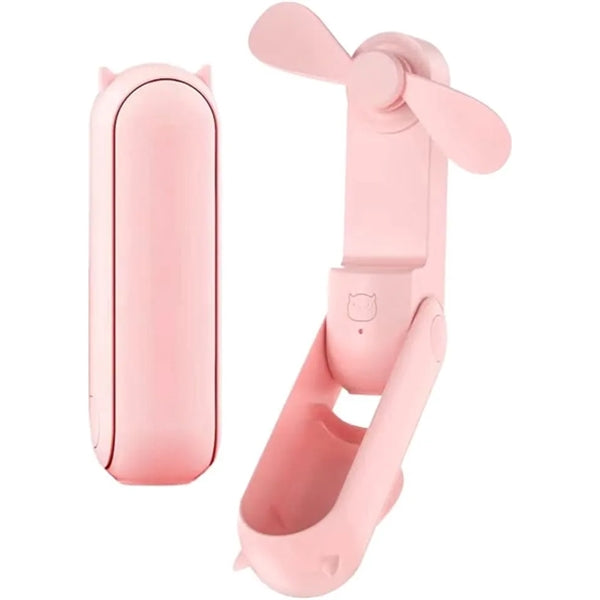 Folding Pocket Personal Fan USB Rechargeable