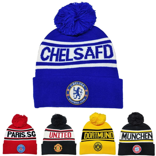 Customizable Branded Crochet Knitted Ski Bobble Ball Hat