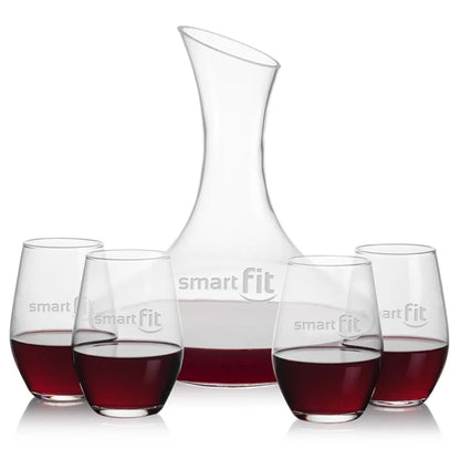 Hampton Carafe & Vale Stemless Wine