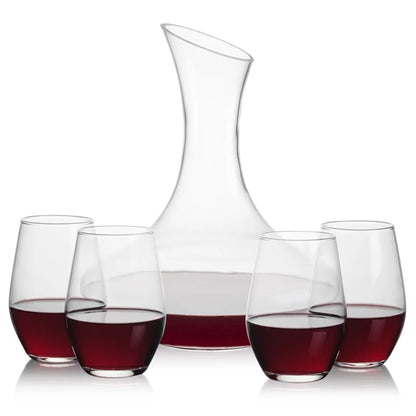 Hampton Carafe & Vale Stemless Wine