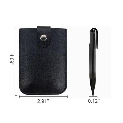 PU Leather Stackable Pull-Out Slim Casual Card Holder