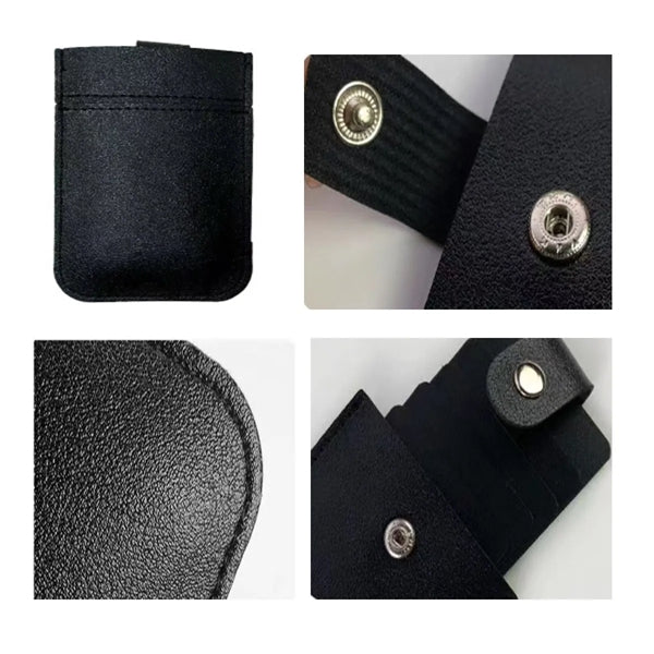 PU Leather Stackable Pull-Out Slim Casual Card Holder