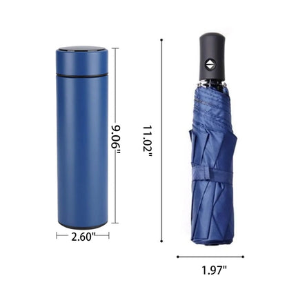 2 In 1 High Quality Umbrella And Thermos Business Gift Set