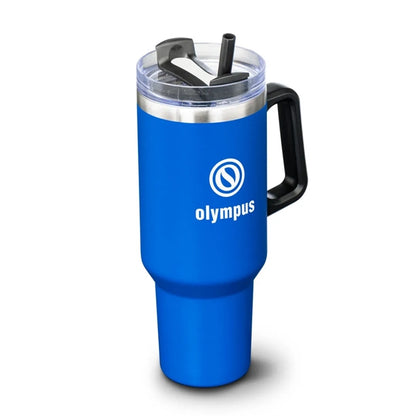 Compeer Handle Travel Mug w/Straw - 40oz