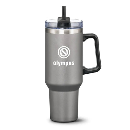Compeer Handle Travel Mug w/Straw - 40oz