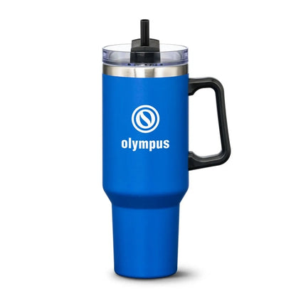 Compeer Handle Travel Mug w/Straw - 40oz