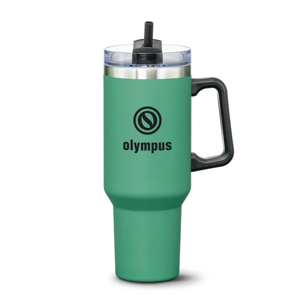 Compeer Handle Travel Mug w/Straw - 40oz