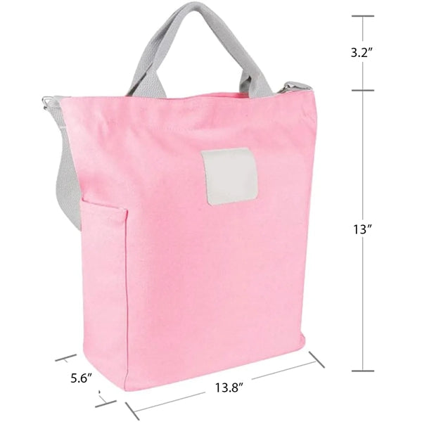 Shoulder Canvas Backpack Large Crossbody Bag