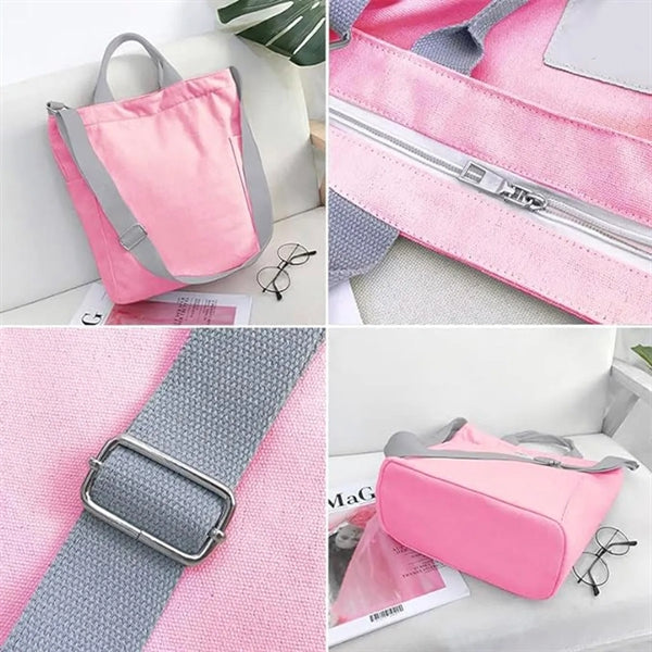 Shoulder Canvas Backpack Large Crossbody Bag