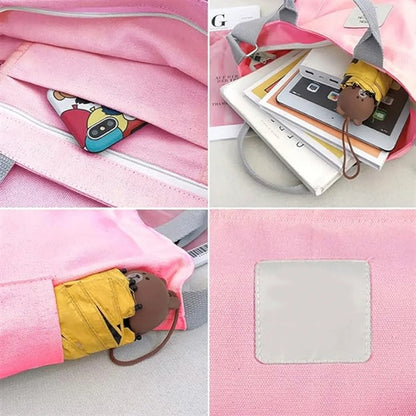 Shoulder Canvas Backpack Large Crossbody Bag