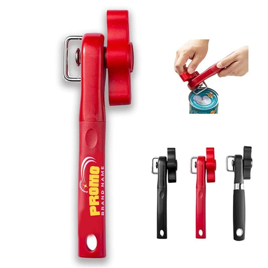 Multifunctional safety side-cut manual can opener