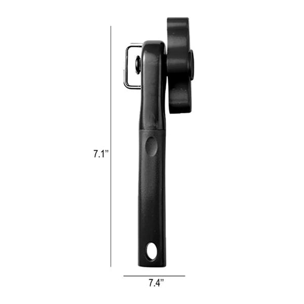 Multifunctional safety side-cut manual can opener