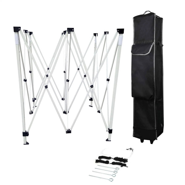10' x 10' Custom Printed Pop up Tent Kit w/ Steel Frame