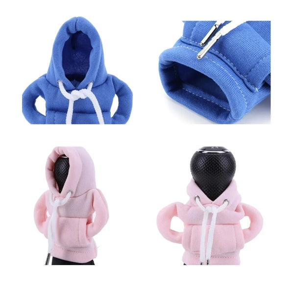 10pcs Fashionable Unique Mini Car Gear Shift Cover Hoodie