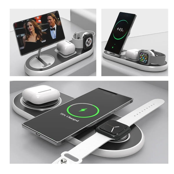 3-In-1 Strong Magnetic Snap Fast Wireless Charging Station