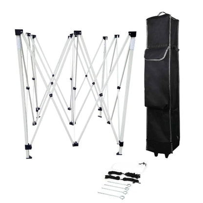 10' X 10' CUSTOM PRINTED POP UP TENT KIT WITH TABLE THROW