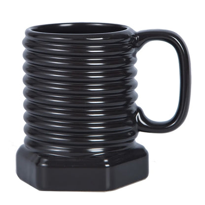Ceramic Electroplated Mug Screw Cup