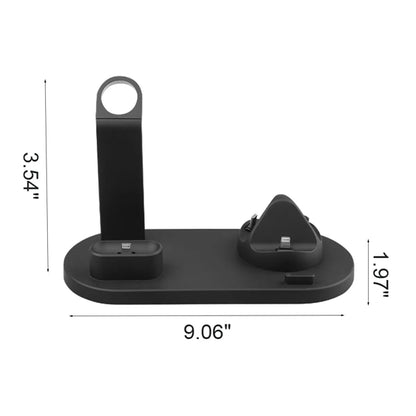 3-In-1 Universal Compatibility Fast Wireless Charger Stand