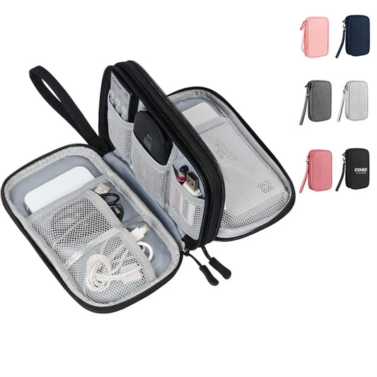 Travel Cable Organizer Bag for Cable,Cord,Charger,Earphone