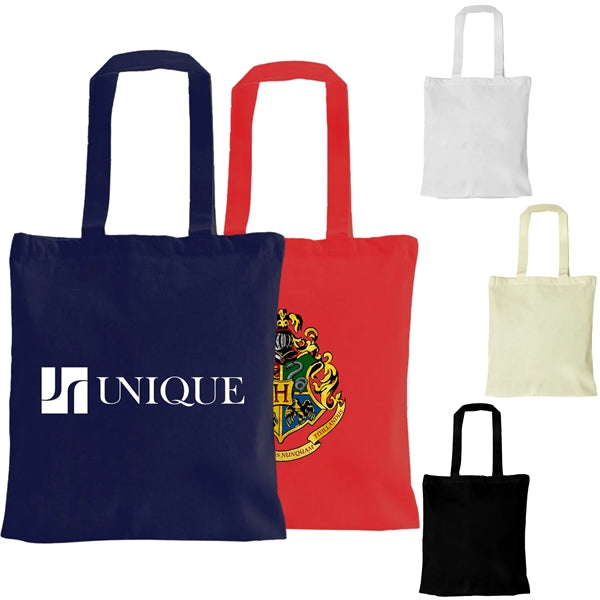 7 Oz. Cotton Canvas Tote Bag with Bottom Gusset (11"X 13")