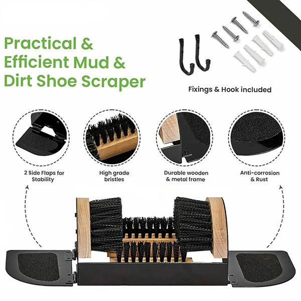 Outdoor Shoe Scraper Cleaner Brush