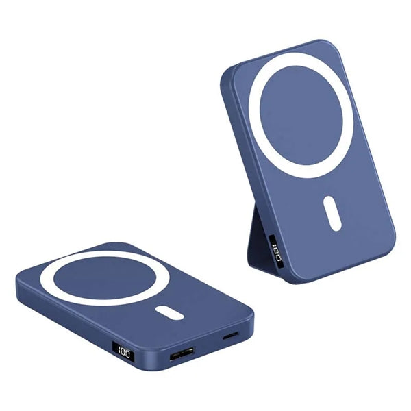 5000mAh Magnetic Wireless Charger with Phone Stand