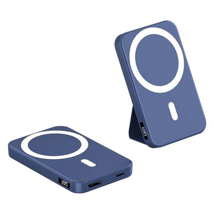 5000mAh Magnetic Wireless Charger with Phone Stand