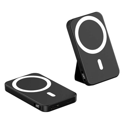 5000mAh Magnetic Wireless Charger with Phone Stand