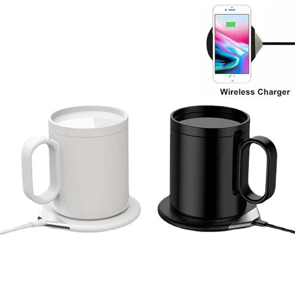 2 in 1 Wireless Charging Heated Coaster
