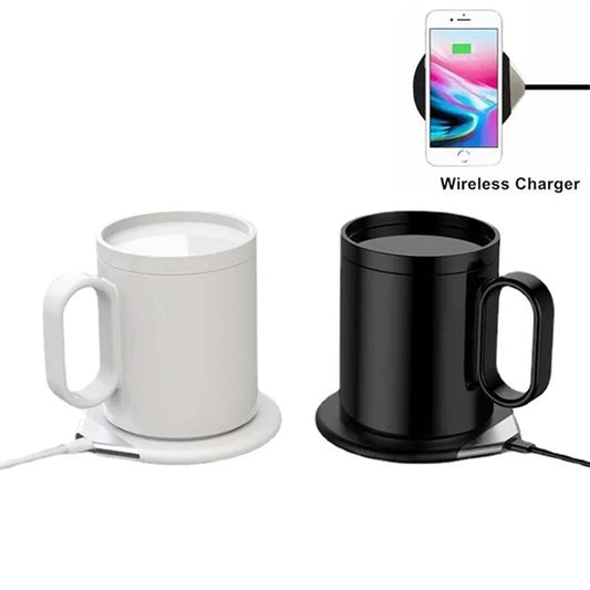 2 in 1 Wireless Charging Heated Coaster