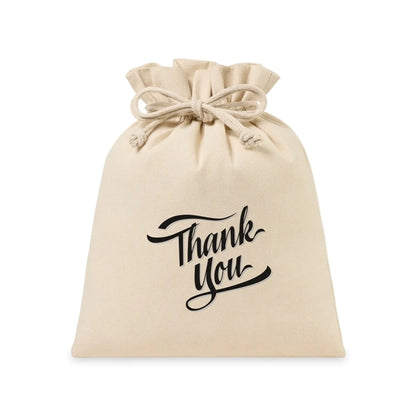 Canvas Drawstring Gift Bag - Large