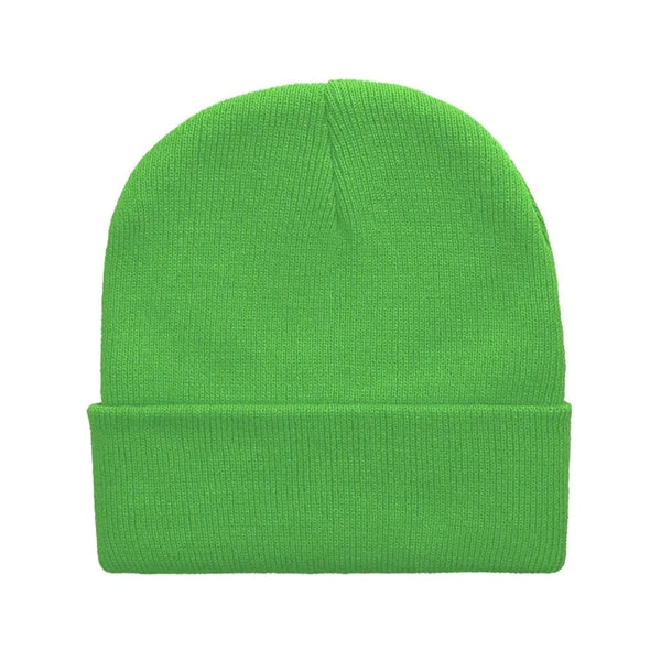 Fluorescent Winter Knit Beanie Hat